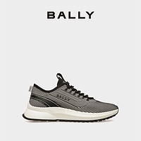 BALLY 巴利 男士黑色织物运动休闲鞋6303306