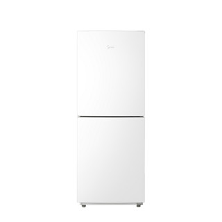 Midea 美的 189双开门小冰箱家用小型租房宿舍用冷藏冷冻白色节能电冰箱