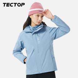 TECTOP 探拓 男女款三合一两件套登山服冲锋衣