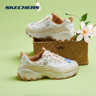 SKECHERS 斯凯奇 女鞋拼色柔软厚底百搭休闲鞋子复古老爹鞋熊猫鞋149792