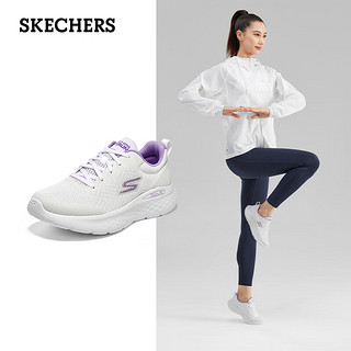 SKECHERS 斯凯奇 女鞋回弹缓震跑步鞋柔软轻便耐磨运动鞋网面透气休闲鞋129425