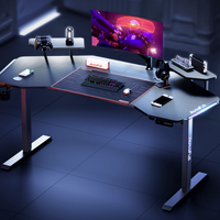 AutoFull 傲风 A4机械大师+M6Pro 电竞桌椅套装 遂空黑 1.6*0.8m