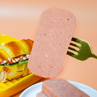 梅林午餐肉罐头火锅午餐肉儿童火腿午餐肉肠开盖即食火锅搭档 198g*3罐