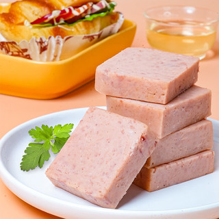 梅林午餐肉罐头火锅午餐肉儿童火腿午餐肉肠开盖即食火锅搭档 198g*3罐