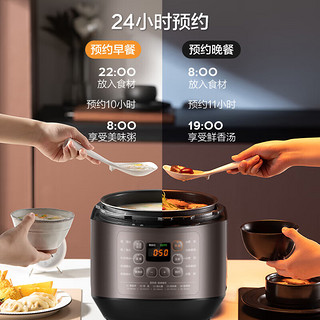 以旧换新、PLUS会员：Midea 美的 MY-60M5-206 电压力锅 6升