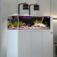 SUNSUN 森森 HHD-1200FD 水族箱 标准(黑金筒灯)+升级底滤款 皓月白 鱼缸99.2*47.6*40cm+底柜99.2*47.6*85cm