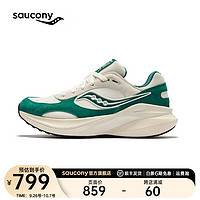 saucony 索康尼 MARSHAL率途 ICON复古跑鞋通勤缓震运动休闲鞋 米绿3 44.5