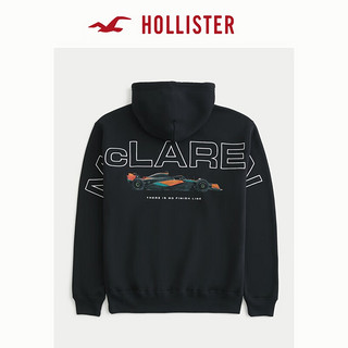 HOLLISTER24秋冬美式抓绒迈凯伦运动卫衣男女KI322-4106 黑色 L (180/108A)