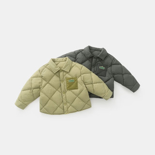 齐齐熊 cicibear宝宝轻薄羽绒服男童2024新款冬装白鸭绒保暖儿童外套童装冬