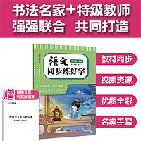 小学语文同步练字帖 一二三四五六年级上册 小学生语文课本同步听写默写本练字帖写字课课练专项训练硬笔中性钢笔正楷生字笔顺书法