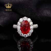 ROYAL PICK 红宝石戒指 5.06CT 18K金钻石