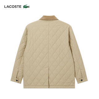 法国拉科斯特 LACOSTE男装24秋季时尚保暖翻领棉服外套|BH0689 02S/奶咖色 48/170