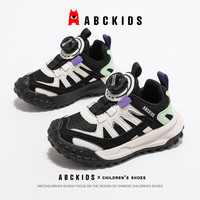 ABC KIDS童鞋2024秋季新款网布透气舒适防滑耐磨旋钮扣儿童运动休闲鞋 内长约15.5cm