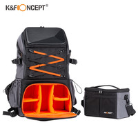 K&F CONCEPTKFCONCEPT卓尔多功能摄影包双肩大容量相机包专业户外登山微单反背包防水防震适用于佳能m50索尼康国家地理包