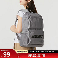 SKECHERS 斯凯奇 男包女包双肩包 时尚简约舒适背负运动背包 L320U196-004L MISC