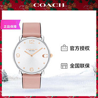 COACH 蔻驰 ELLIOT 女士石英表 小牛皮表带 36mm