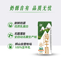 Huishan 辉山 3.1g纯牛奶优质乳蛋白200ml*10罐 学生儿童营养早餐官方旗舰店任选