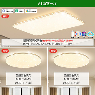 雷士照明 语音智能   灯具套餐  满天星系列 两室一厅