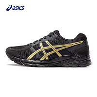 ASICS 亚瑟士 GEL-CONTEND 4 男子缓震透气跑鞋 黑色/金色