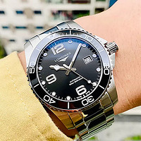 LONGINES 浪琴 瑞士新康卡斯陶瓷自动机械41男表L3.781.4.96.6/4566