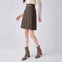 【口碑】半身裙通勤高腰A字裙女