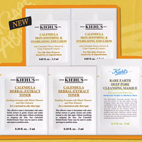 Kiehl's 科颜氏 金盏花净澈抑痘旅行装新品乳液爽肤水面膜净澈