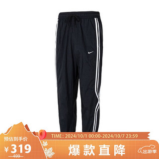 NIKE 耐克 夏男运动休闲梭织长裤 FN2869-010 黑色 XL