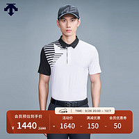 DESCENTE 迪桑特 GOLF 迪桑特高尔夫 FIELD系列 男子短袖T恤 G323MFTS43 WT-白色 XL(180/100A)