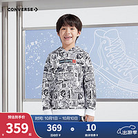 Converse【变形金刚联名】匡威儿童装2024男童连帽卫衣CNVB-PO-G654 纯白色 130/64