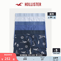 HOLLISTER24秋季加长款LOGO四角紧身内裤三条装男 KI314-4020 多色 L (180/86A)