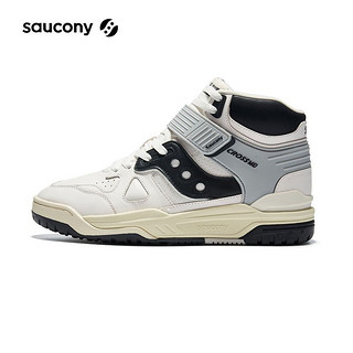 百亿补贴：saucony 索康尼 CROSS 90 MID 男女款复古休闲鞋 S79048