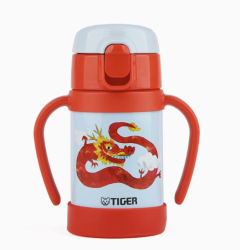 TIGER 虎牌 MML-C06C-EL 儿童吸管保温杯 280ml 生肖龙