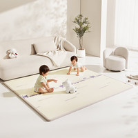 亲子时光：babycare 卷筒双面XPE爬行垫婴儿爬爬垫加厚防摔150×180×2.5cm-可可那小岛