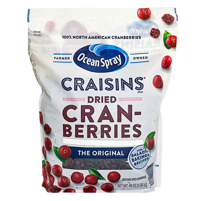 优鲜沛 OceanSpray进口优鲜沛蔓越莓干1.36kg饼干烘培专用即食蜜饯果干