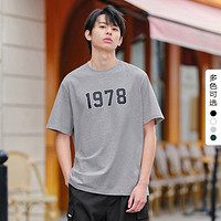 gxgjeans 2024年秋季纯色圆领短袖T恤男式T恤男青少年