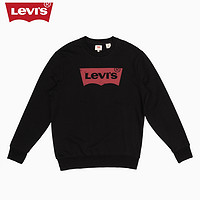 88VIP：Levi's 李维斯 男女同款宽松圆领套头经典logo卫衣