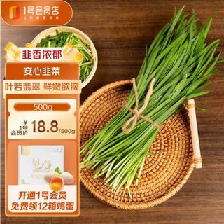 农润益嘉 安心韭菜500g  1号店 源头直发