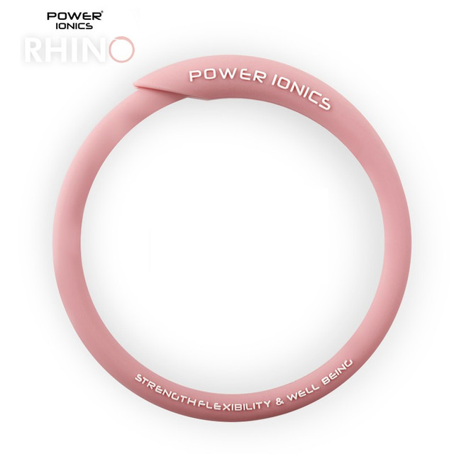 power ionics 潮牌RHINO负离子能量手环 粉色 大码(内圈周长19厘米)
