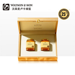 WATSON & SON 沃森麦卢卡蜂蜜 新西兰MGS25+ 250g*2瓶装蜂蜜 进口麦卢卡