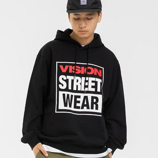 Vision Street Wear 男女同款潮流套头连帽卫衣宽松休闲时尚针织衫