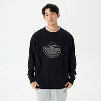 new balance NB官方正品男款圆领套头休闲基础卫衣MT33506