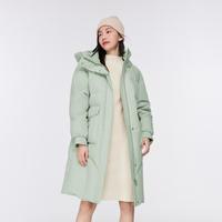 【波司登羽绒服】中长款连帽保暖经典抗寒保暖时尚品质羽绒服女