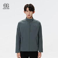 KOLON SPORT 可隆男士2L防泼水户外运动外套防风登山徒步软壳夹克