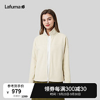 Lafuma 乐飞叶 抓绒衣女 户外秋冬加厚宽松雀巢绒立领休闲外套 LFJA3CR95 奶油色CR 160/80A（36）