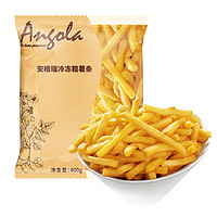 安格瑞 Angola）冷冻3/8粗薯条400g  美式儿童薯制品 油炸小食