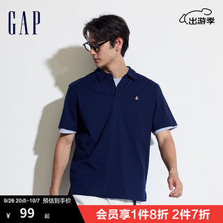 Gap 盖璞 男士短袖POLO衫 466791