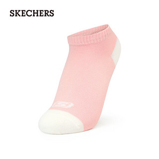 斯凯奇（Skechers）2024夏季儿童袜男女浅口运动袜P224K071 晴空蓝/浅凤仙花粉/03ZL XL