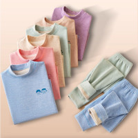 咕噜猴 羊毛桑蚕丝儿童保暖内衣套装(80CM)