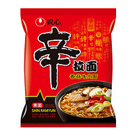 NONGSHIM 农心 辛拉面批发整箱香菇辣白菜韩式方便面韩国泡面速食 辛拉面120g*10袋