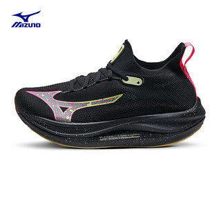 Mizuno 美津浓 NEO VISTA 超级训练跑鞋 03/黑色/银色/荧光粉 42